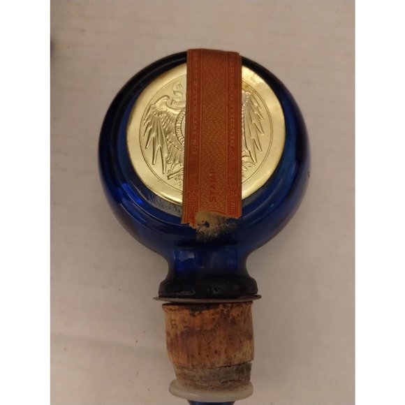 JW Dant American Legion 50th Anniversary 1969 Blue Decanter Empty Collectible - Picture 6 of 10